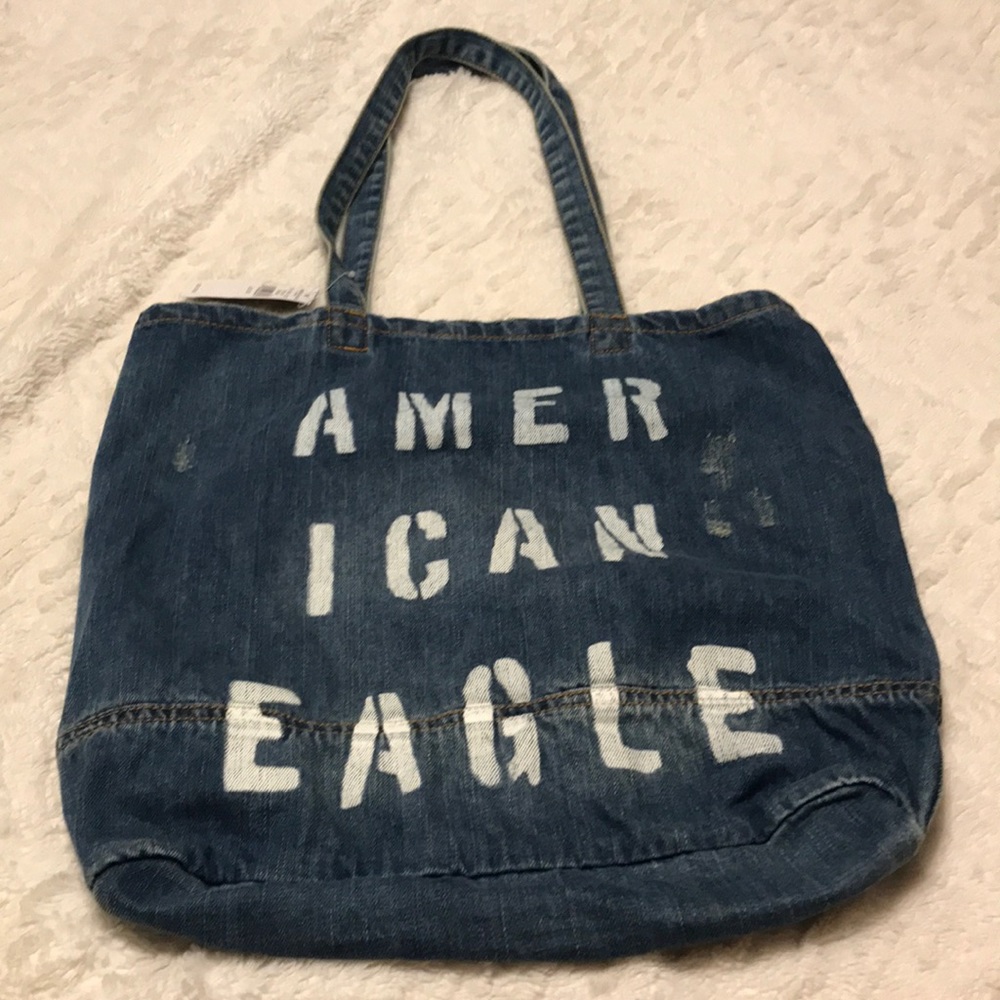 American eagle soft denim bag